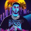 Hip Hop Rapper Anuel AA Poster Canvas Painting Music Album Poster Coffee House Bar Room Wall 1 - Anuel Store