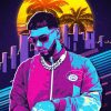 Hip Hop Rapper Anuel AA Poster Canvas Painting Music Album Poster Coffee House Bar Room Wall 13 - Anuel Store
