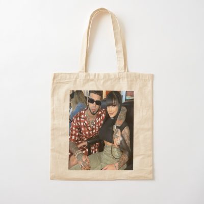 Anuel Aa And Yailin Tote Bag Official Anuel Merch