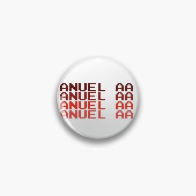 Red Anuel Aa Logo Pin Official Anuel Merch