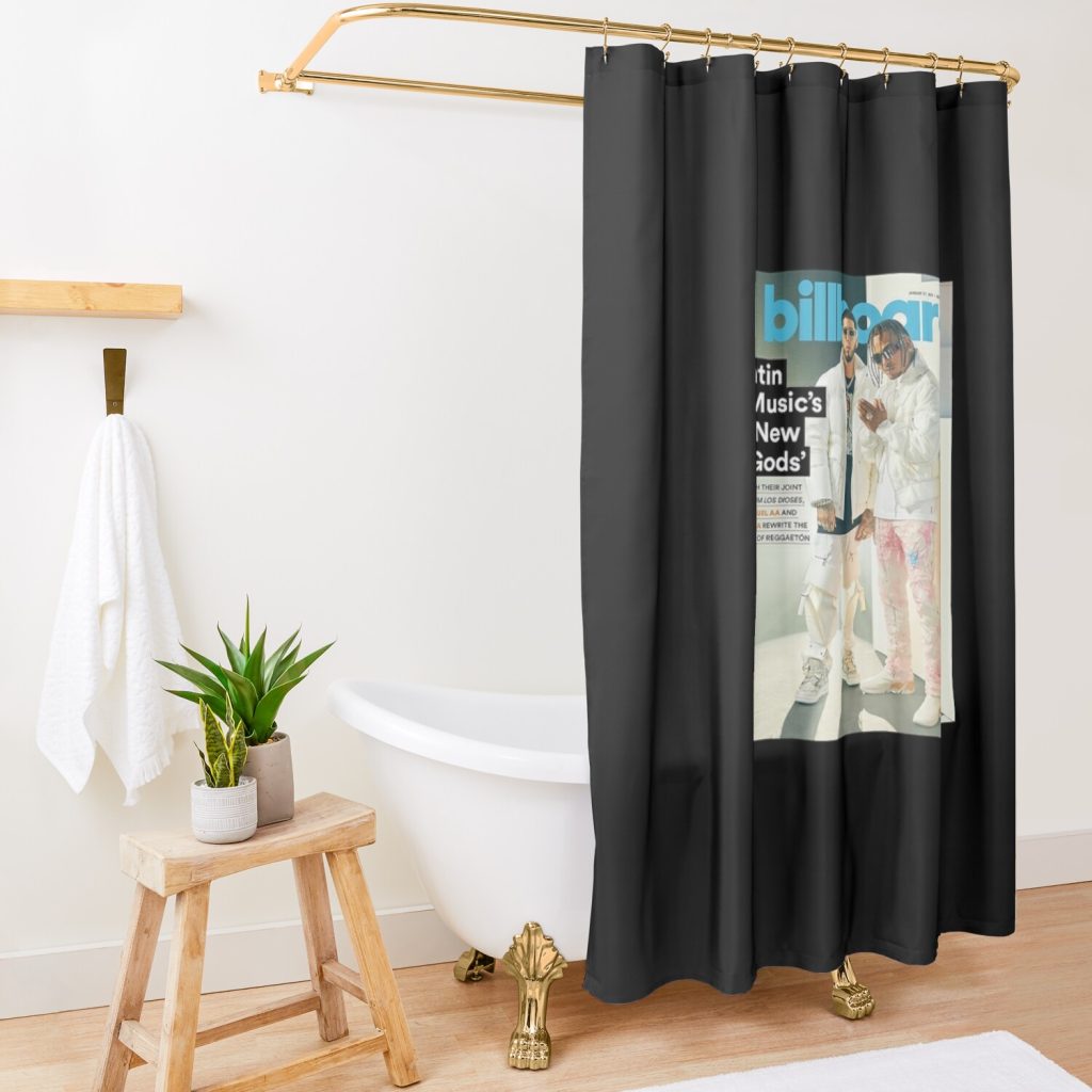 Anuel Aa And Azuna Tank Top Shower Curtain Official Anuel Merch