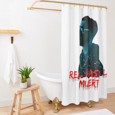 Anuel Aa - Real Hasta La Muerte Shower Curtain Official Anuel Merch